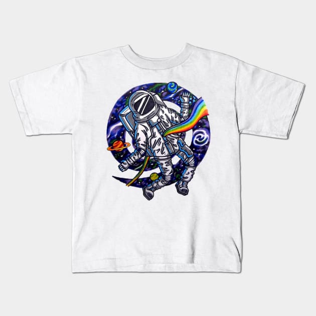 Dreaming Astronaut Kids T-Shirt by JuicypeachXx